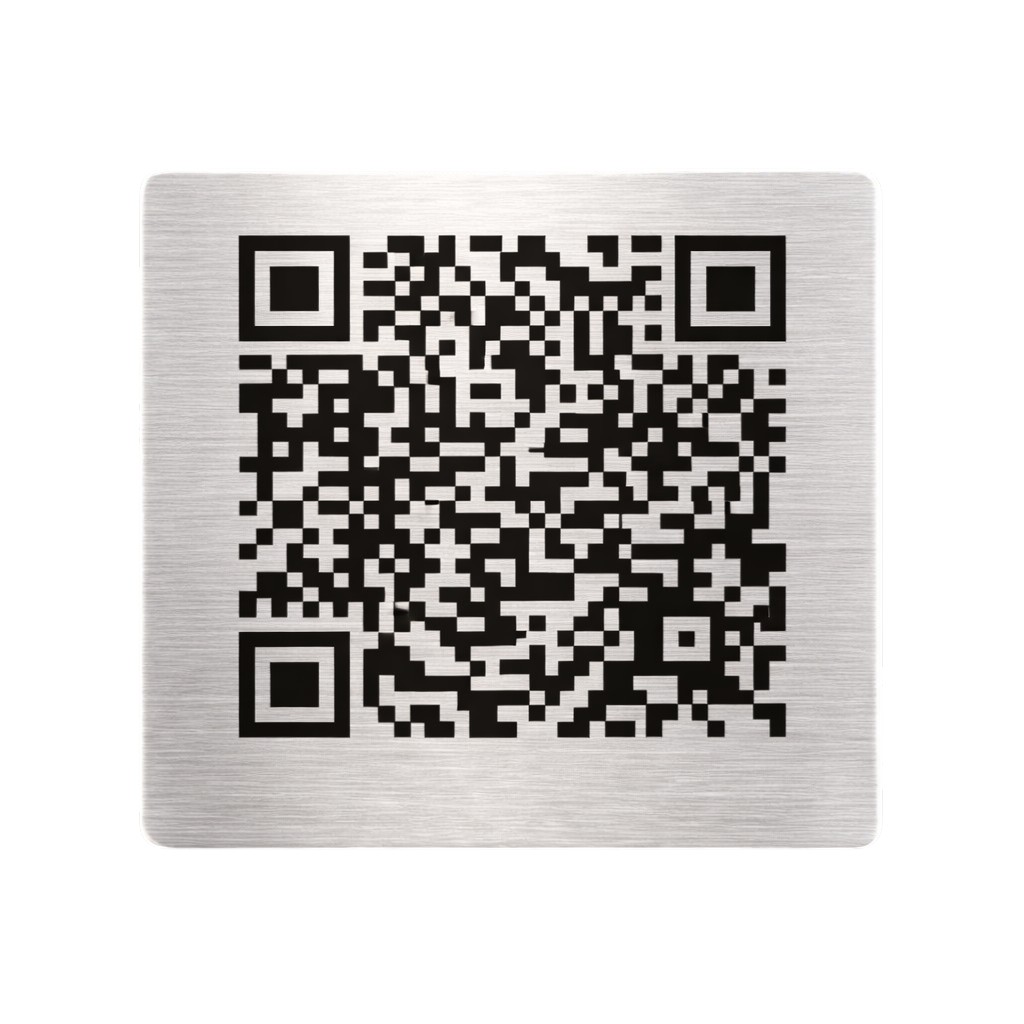 QR Code Mémorial Argenté